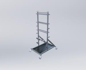 Комплект КПП-32 передвижной стенд для размещения съемных приспособлений